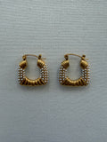 The Square Pearl Earrings