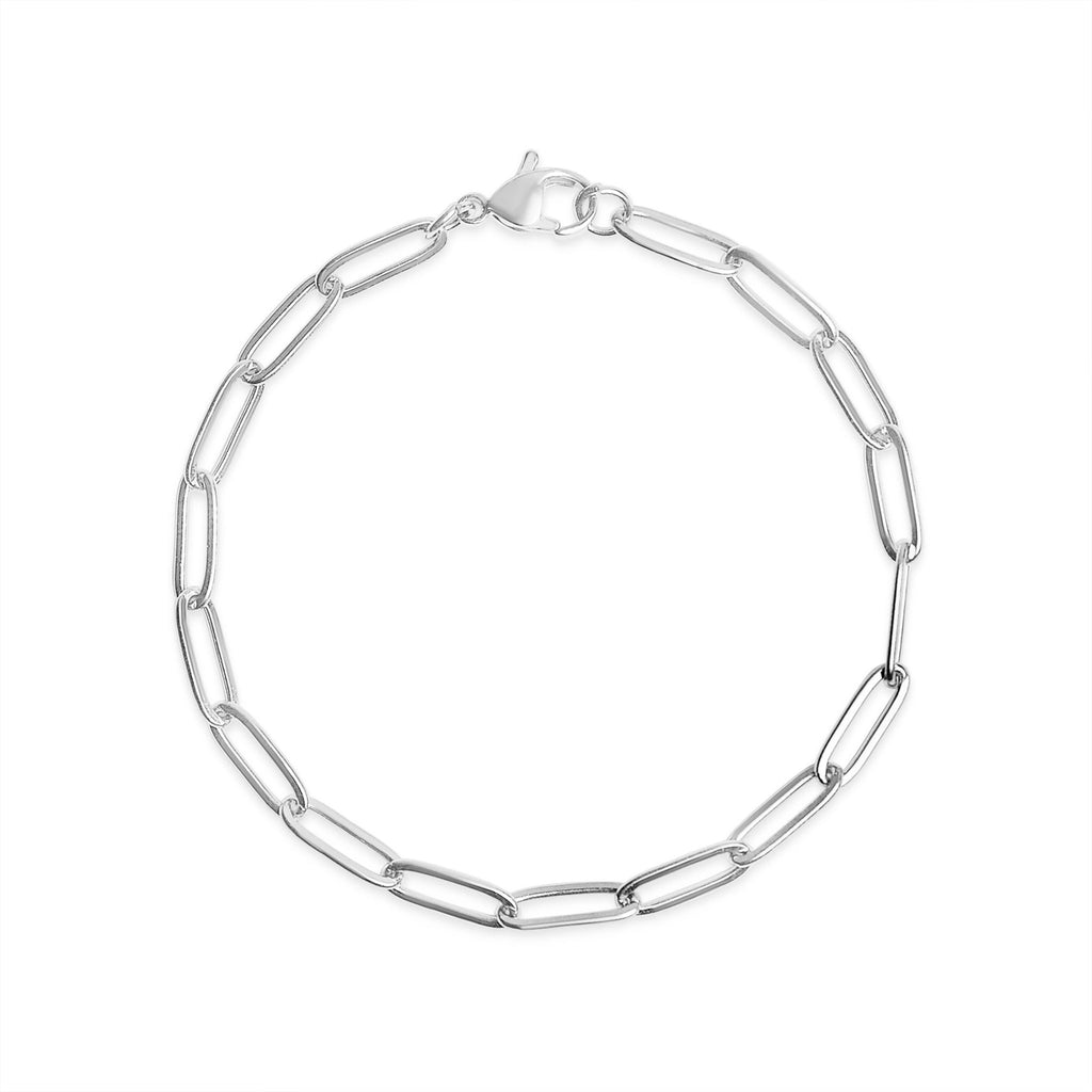 The Paperclip Silver Bracelet