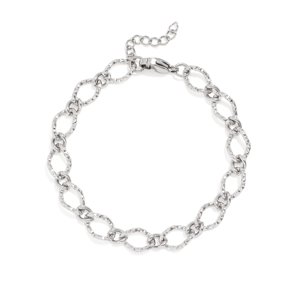 The Hammered Silver Bracelet