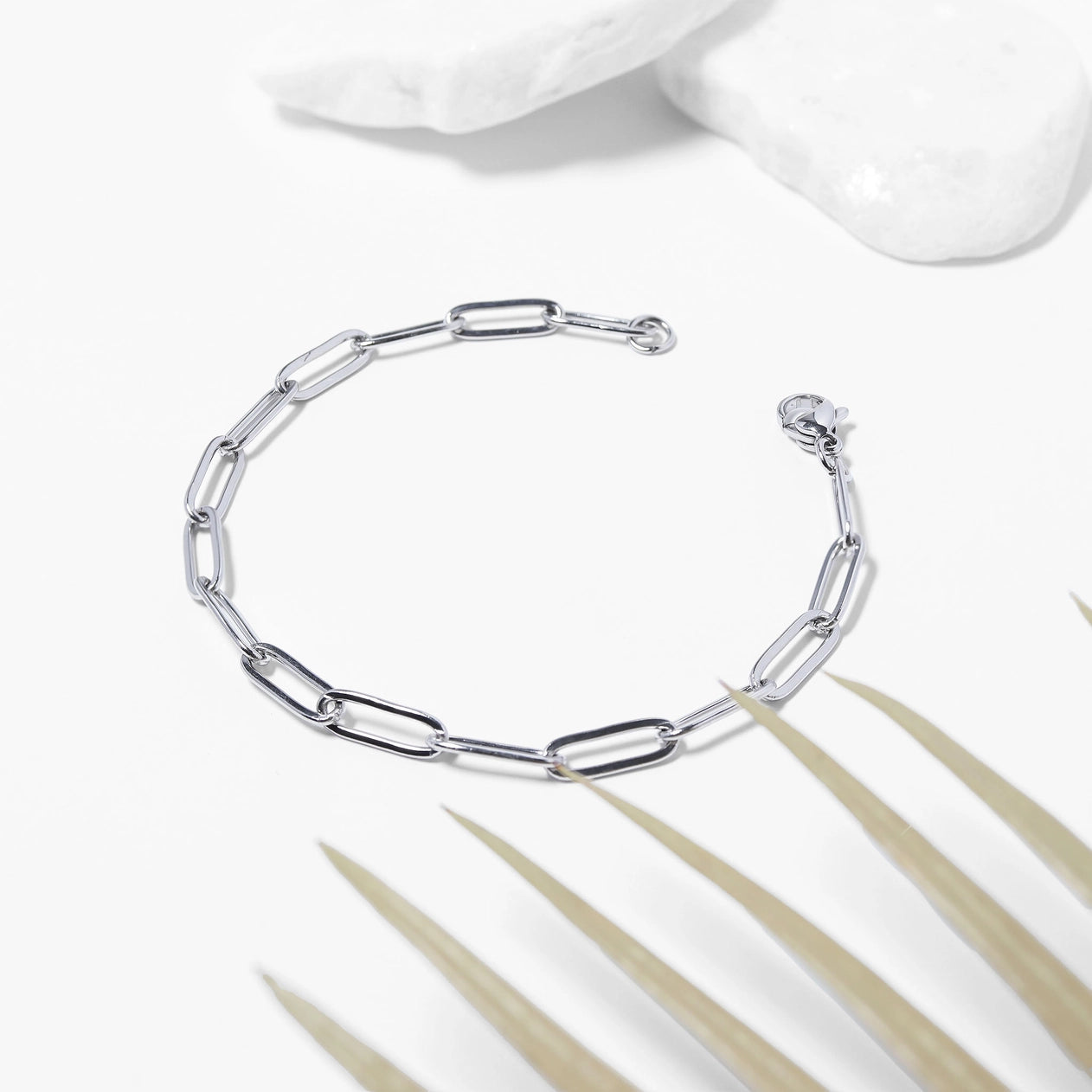The Paperclip Silver Bracelet