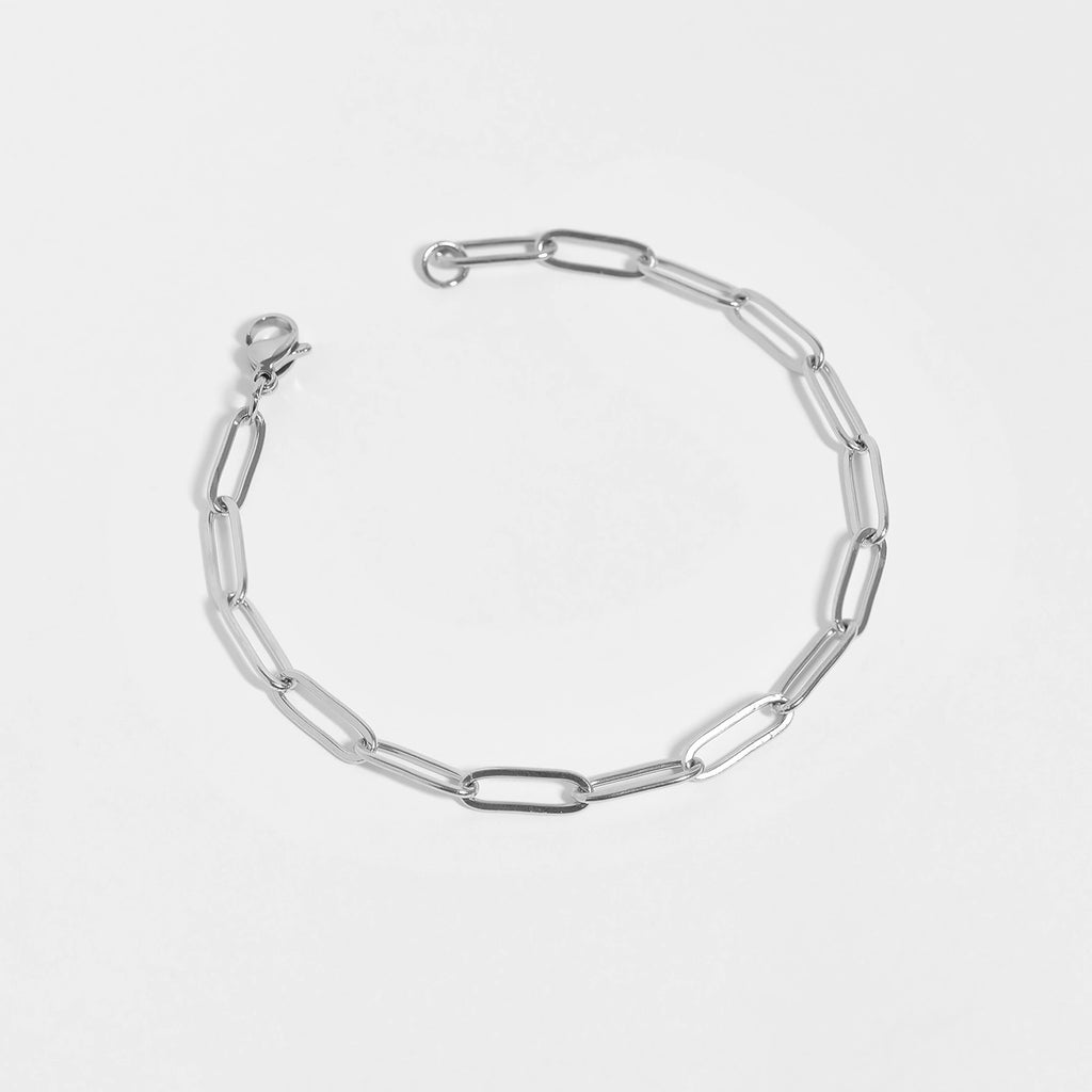 The Paperclip Silver Bracelet