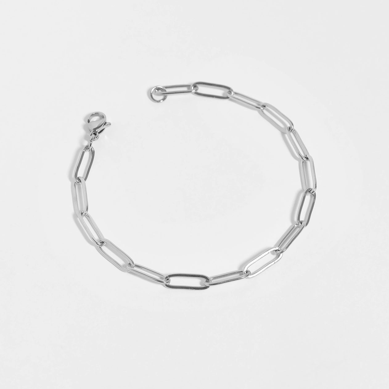 The Paperclip Silver Bracelet