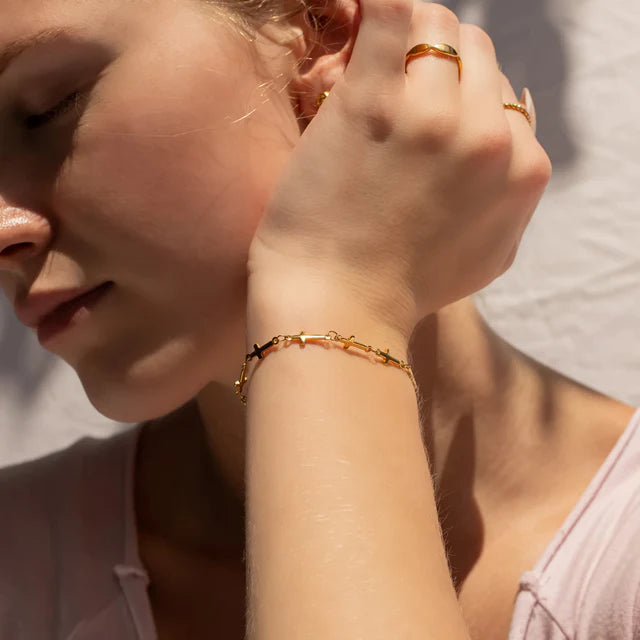 The Grace Cross Gold Bracelet
