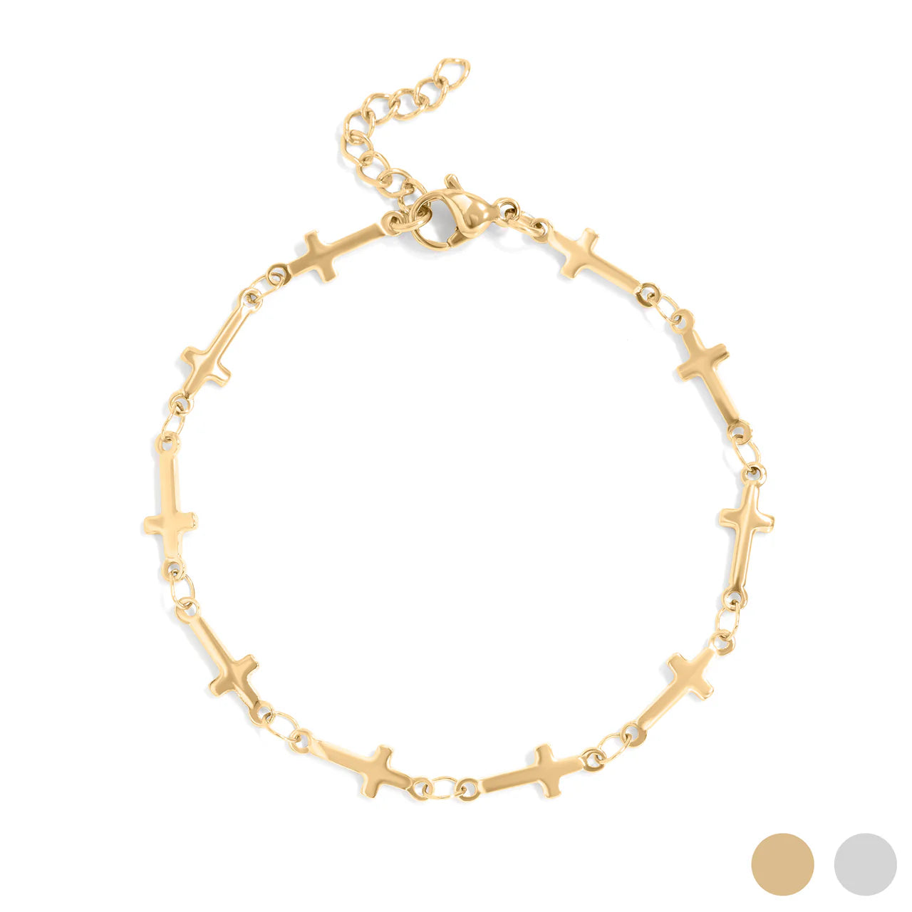 The Grace Cross Gold Bracelet