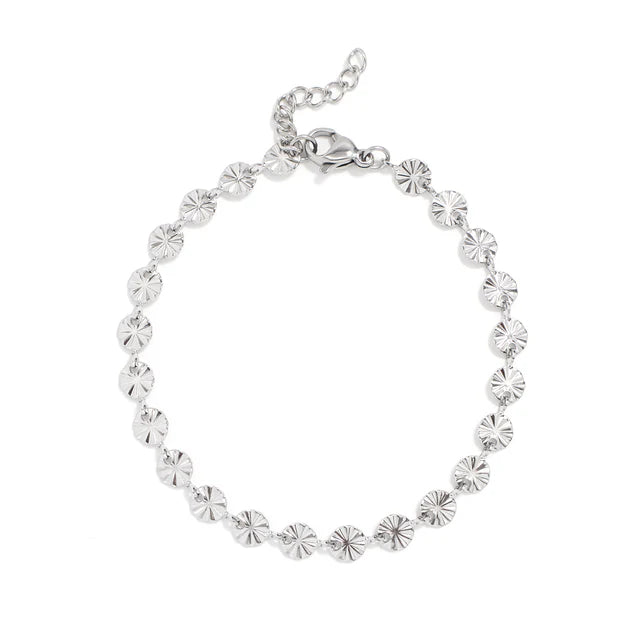 Sunburst Silver Bracelet