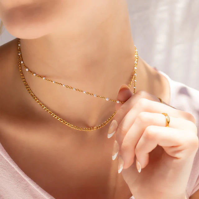 Confetti White Chain