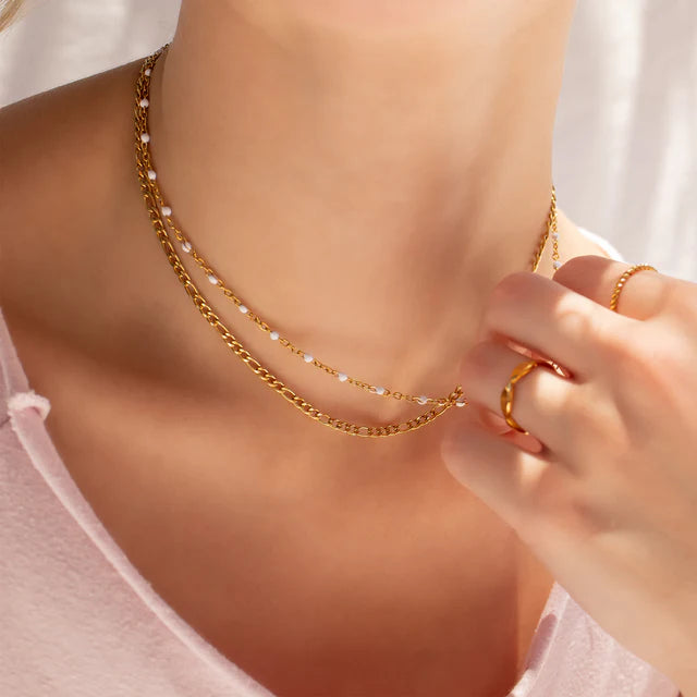 Confetti White Chain