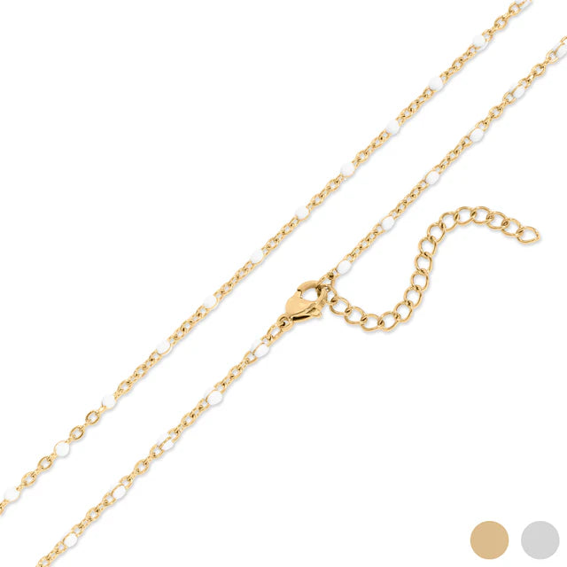 Confetti White Chain