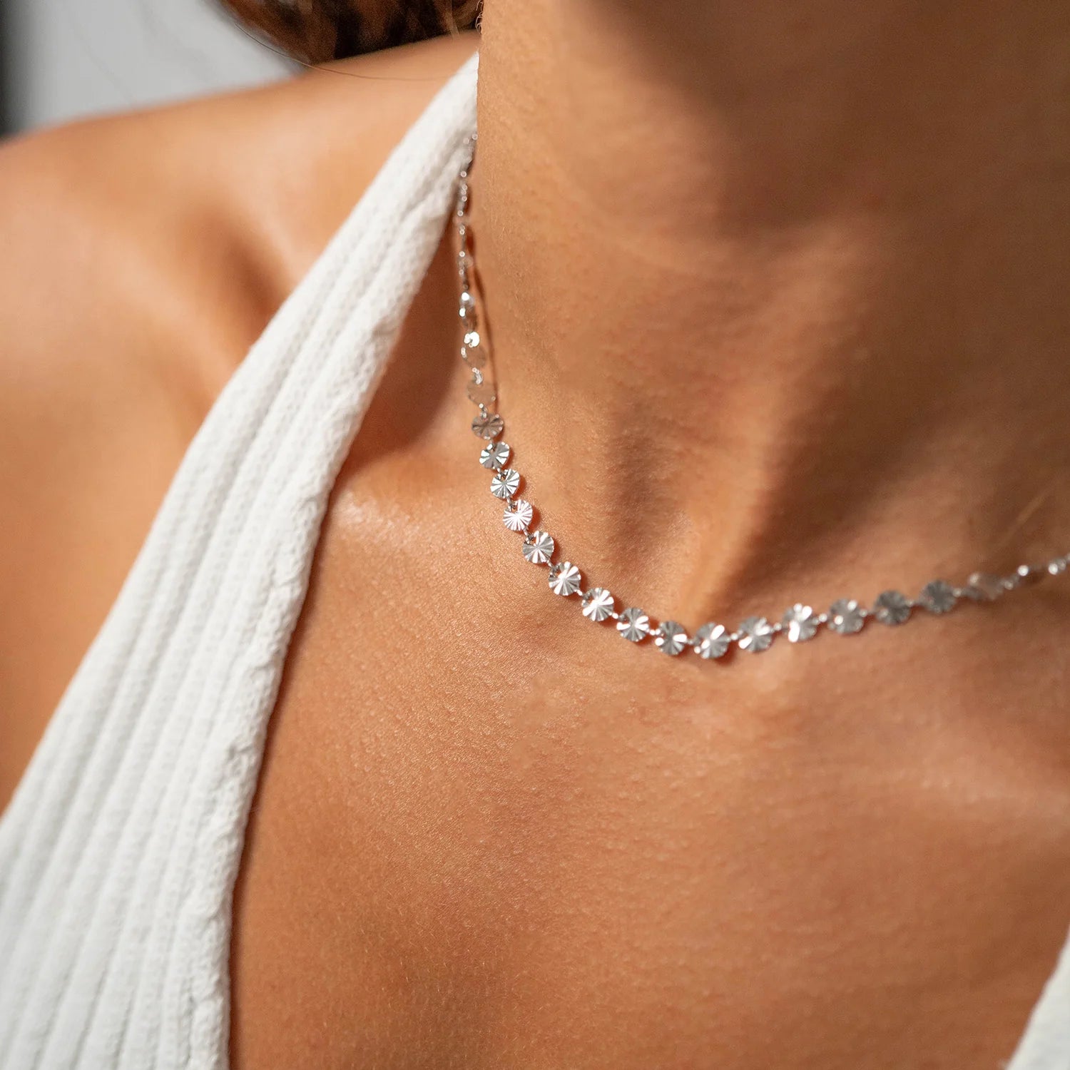 The Sunburst Silver Necklace
