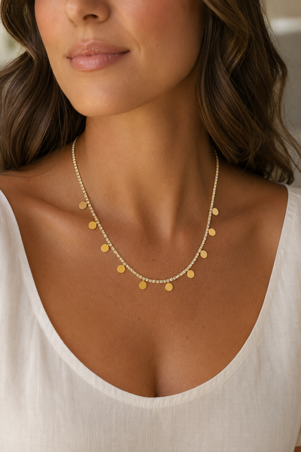 The Harper Tennis Necklace