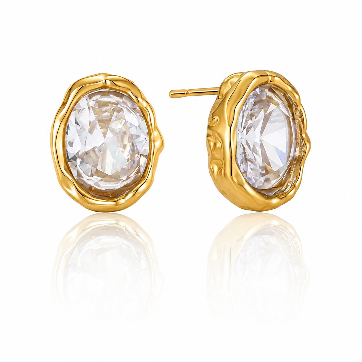 The Del Mar Oval Earrings