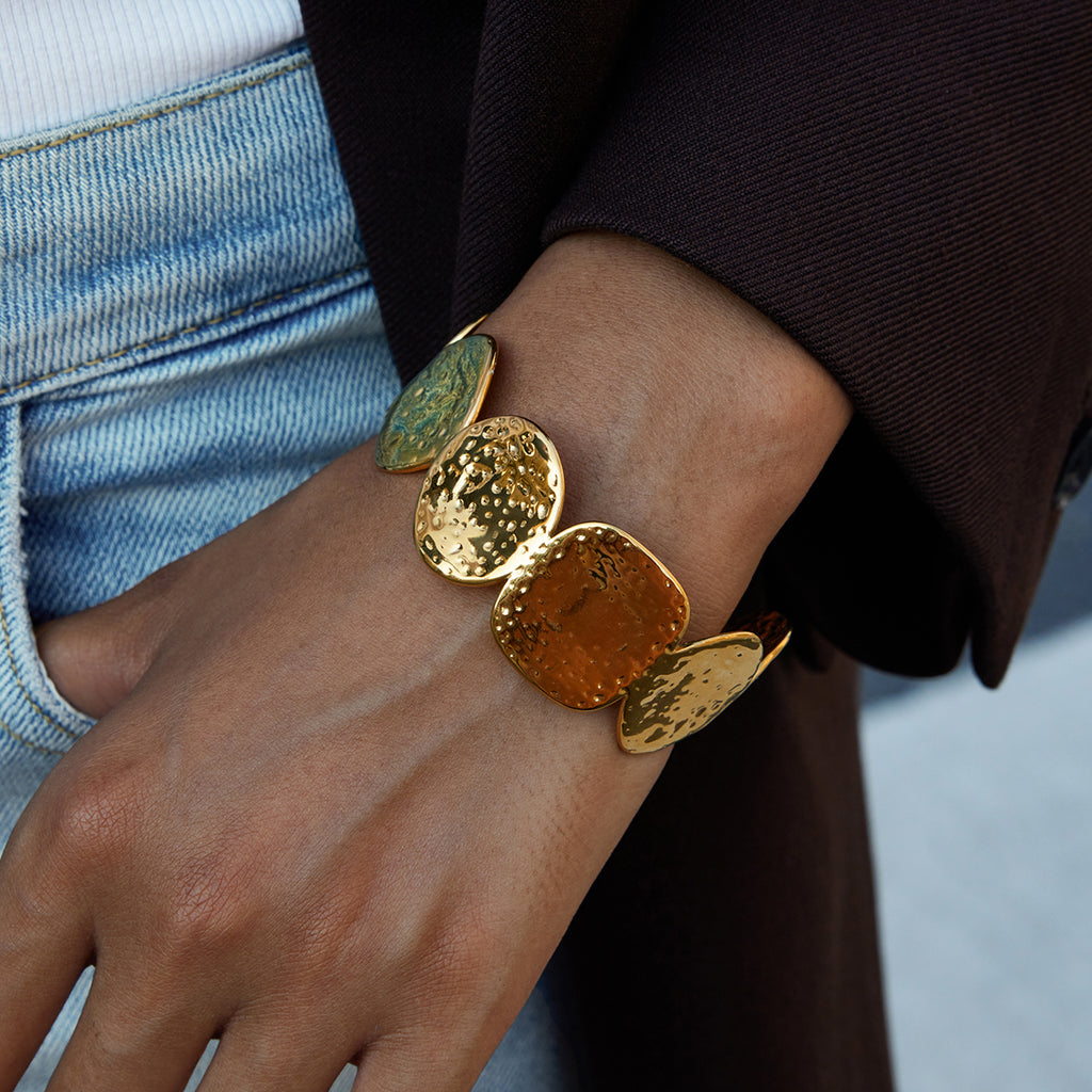 The Hammered Cuff Bracelet