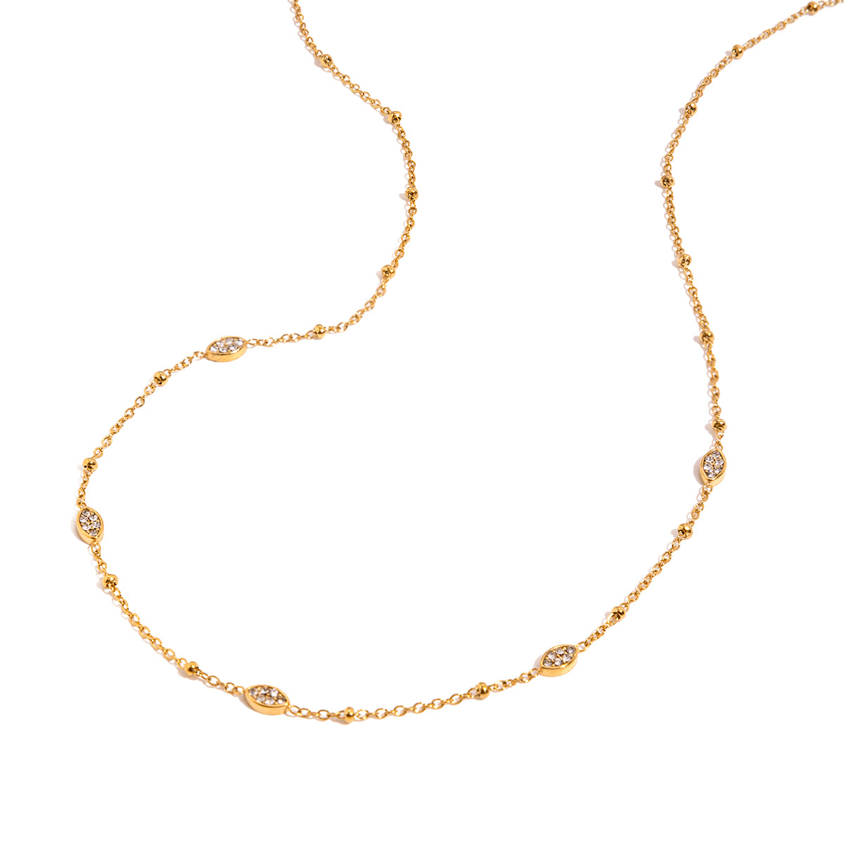 The Cat Eye Dainty Necklace