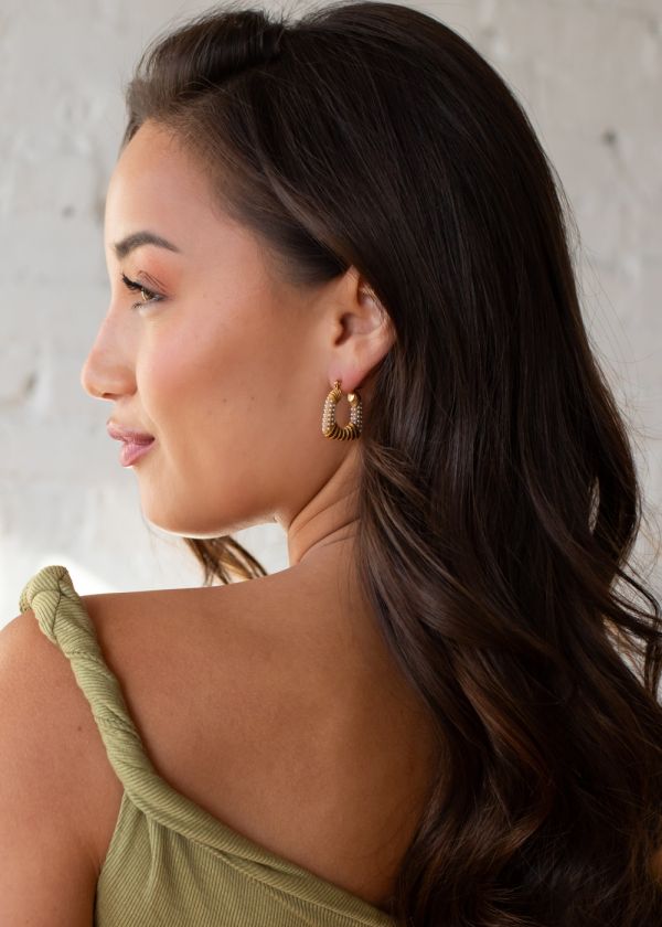 The Square Pearl Earrings