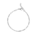 The Thin Paperclip Silver Bracelet