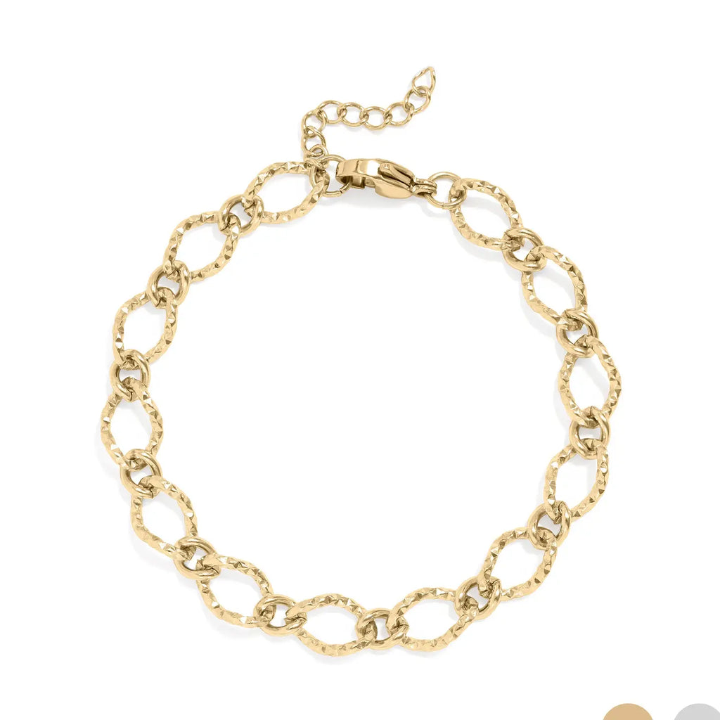 The Hammered Gold Bracelet