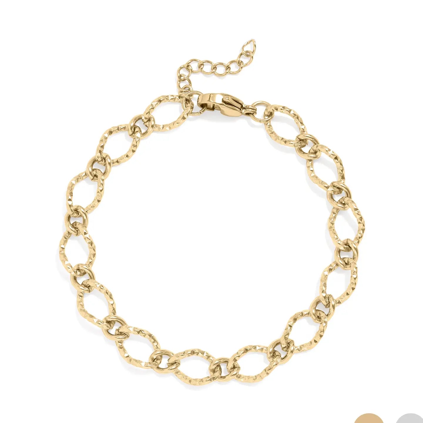 The Hammered Gold Bracelet