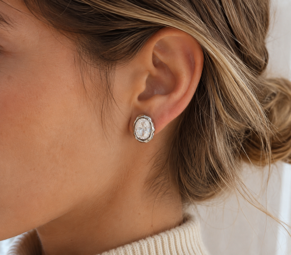 The Del Mar Oval Earrings