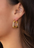 The Square Pearl Earrings