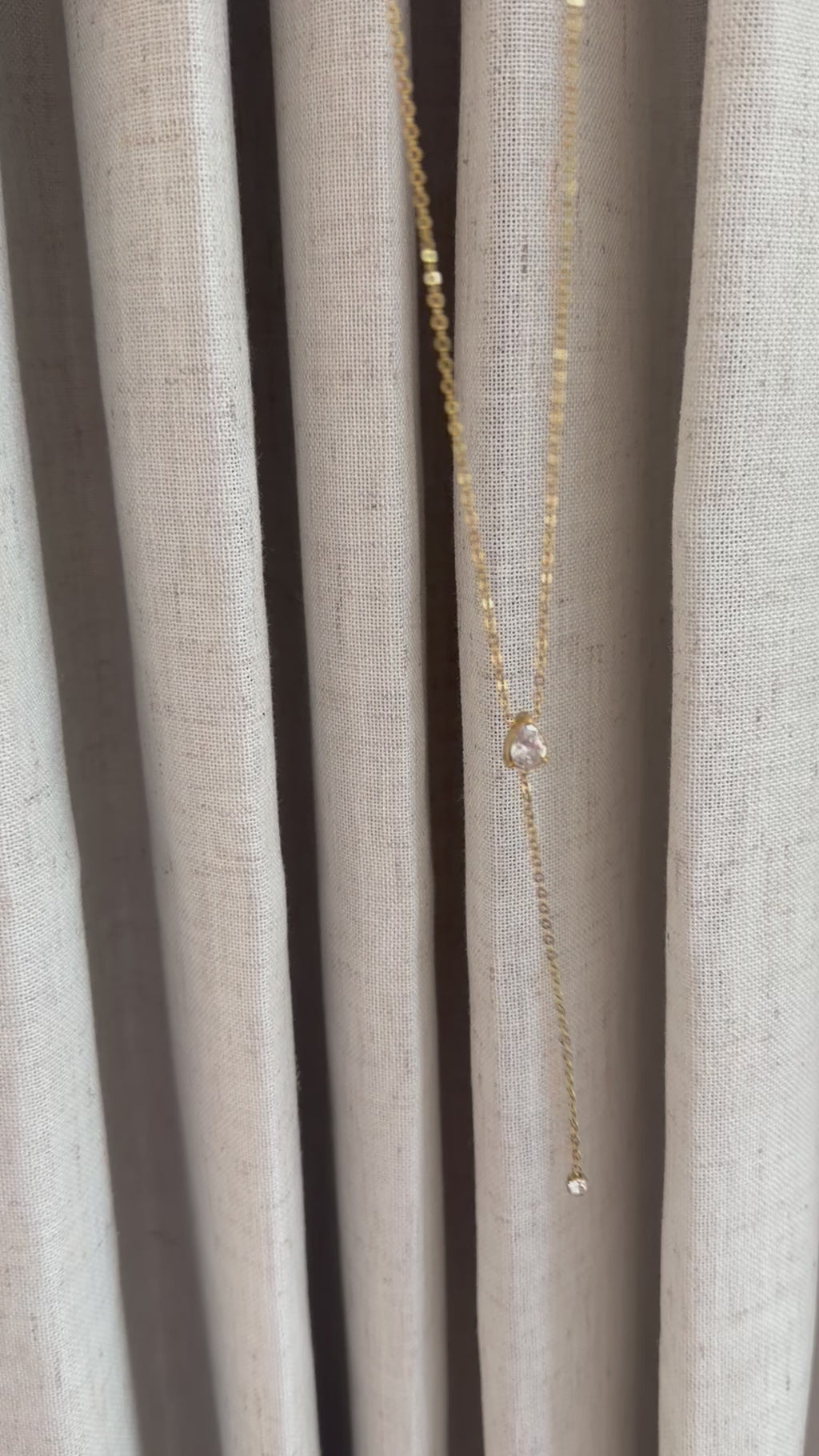 The Solana Lariat Necklace