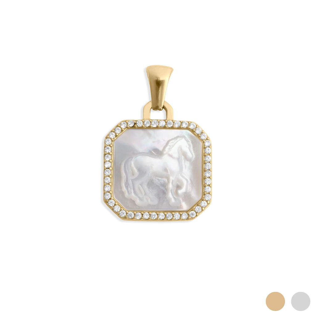 The Sundance Horseshoe Charm Keeper Necklace