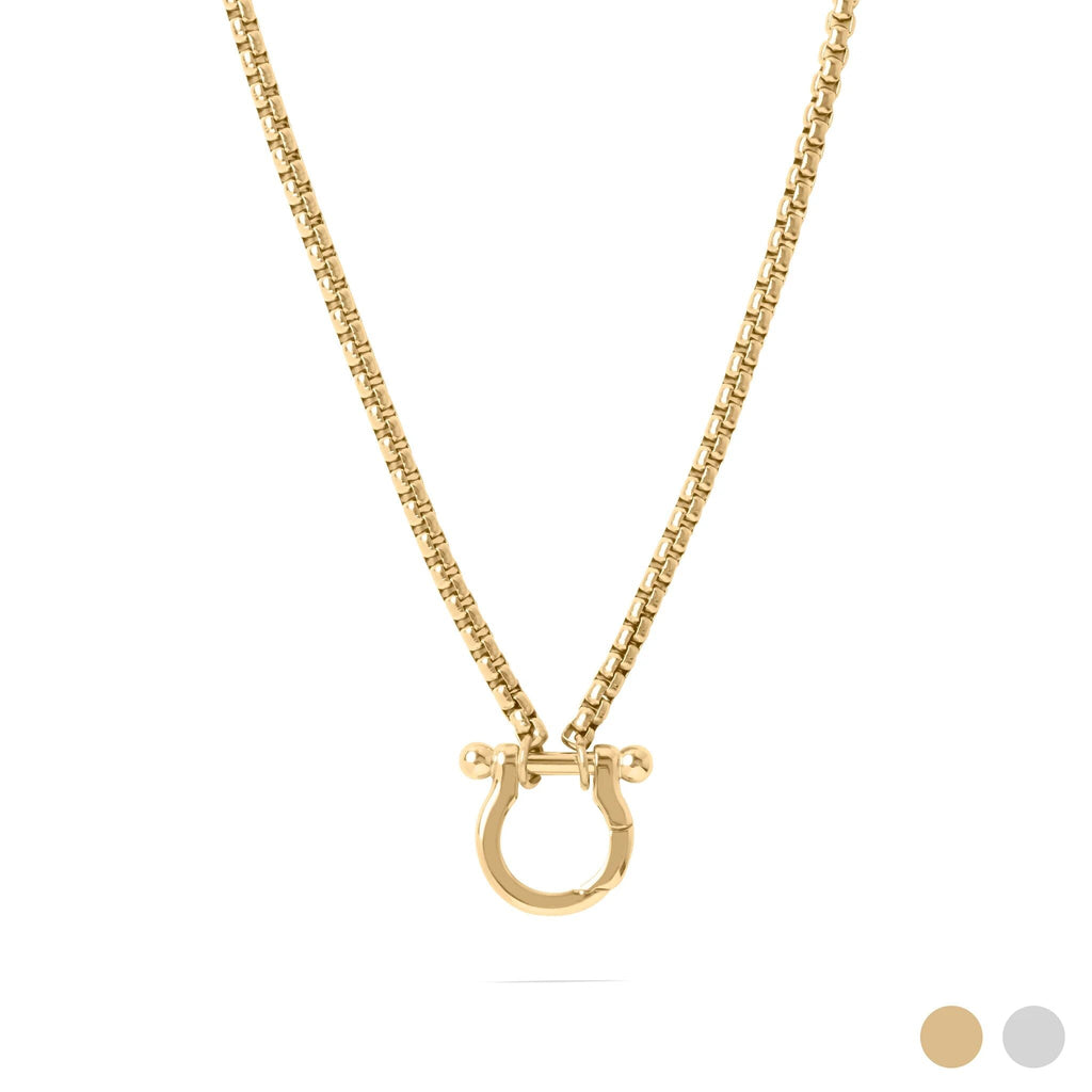 The Sundance Horseshoe Charm Keeper Necklace