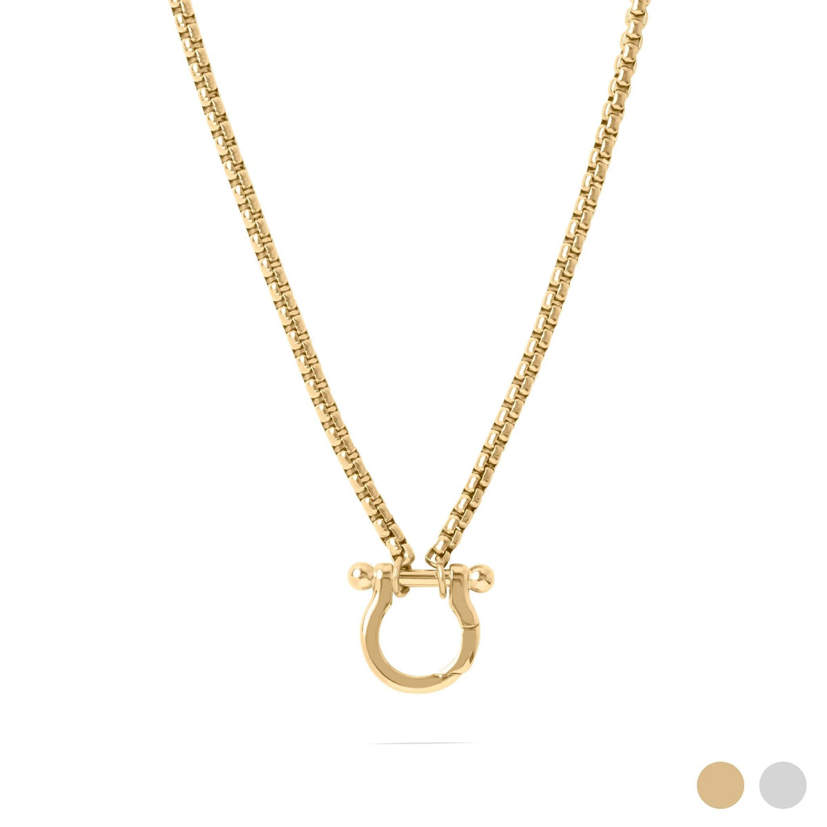 The Sundance Horseshoe Charm Keeper Necklace