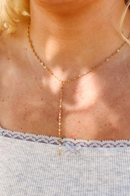 The Horizon Lariat Necklace