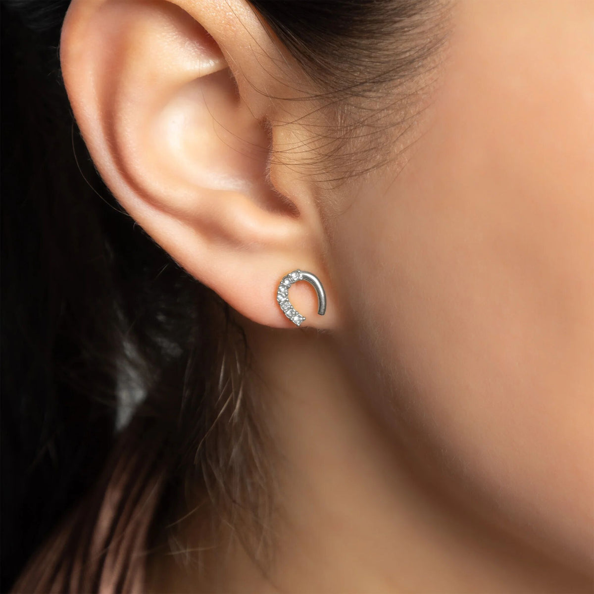 The Mustang Horsehoe Earrings