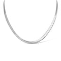 The Herringbone Silver Necklace