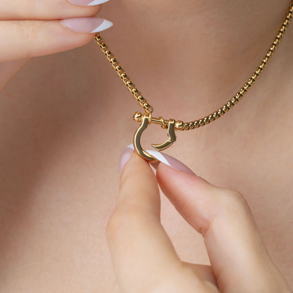 The Sundance Horseshoe Charm Keeper Necklace